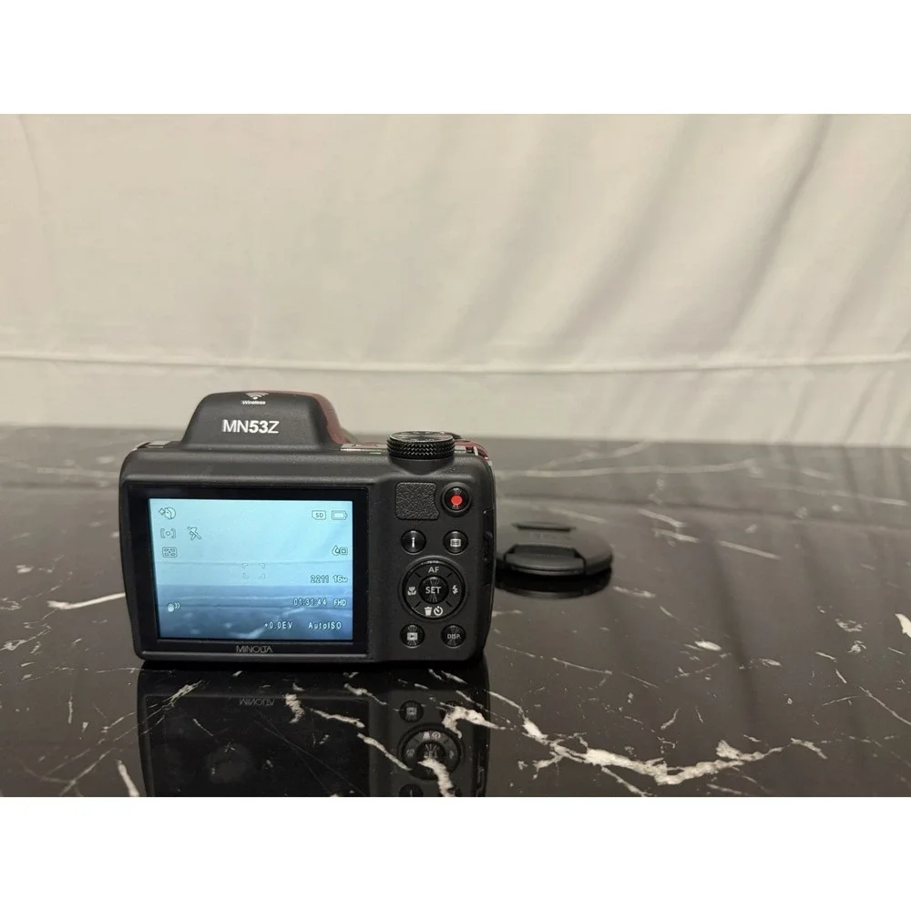 Minolta Pro Shot MN53Z-B 16MP Digital Camera with 53x Optical Zoom In Box -  Red